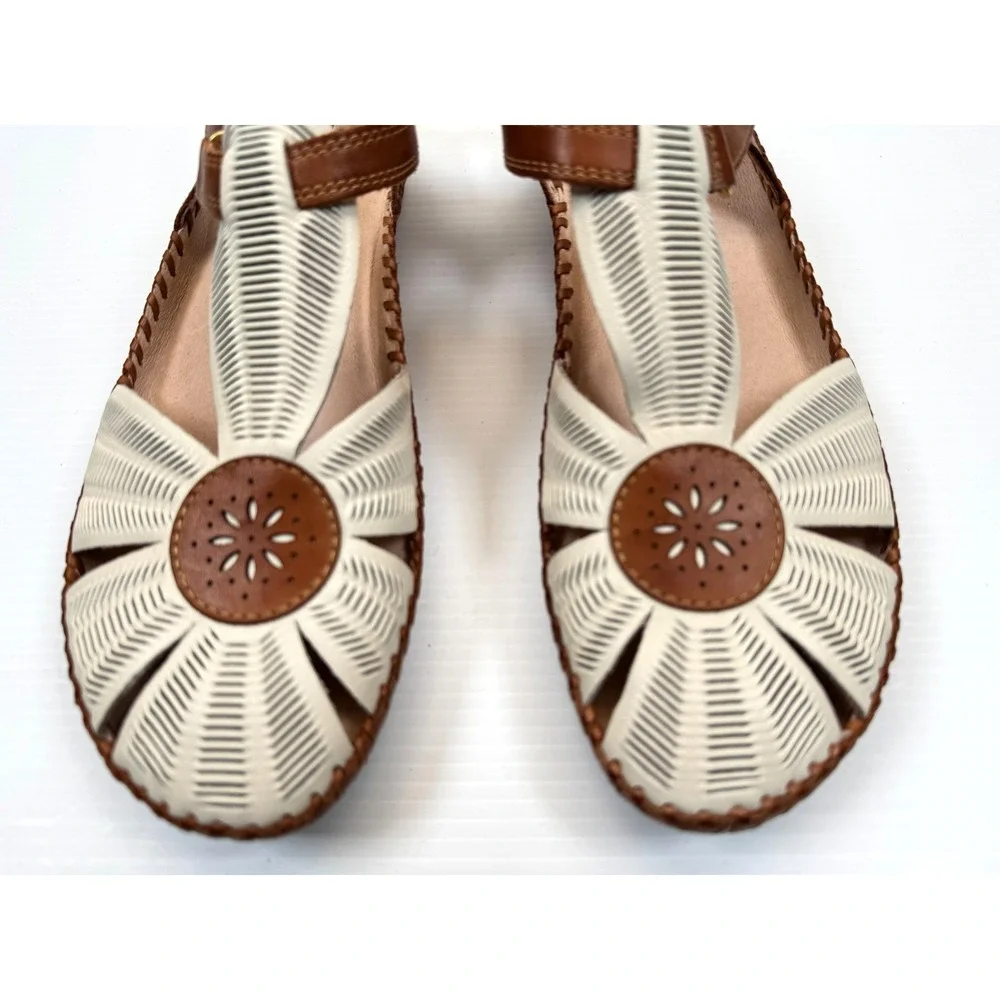 Pikolinos Puerto Vallarta Sandals Women 42 US 11.5-12‎ NWOB Perforated Leather